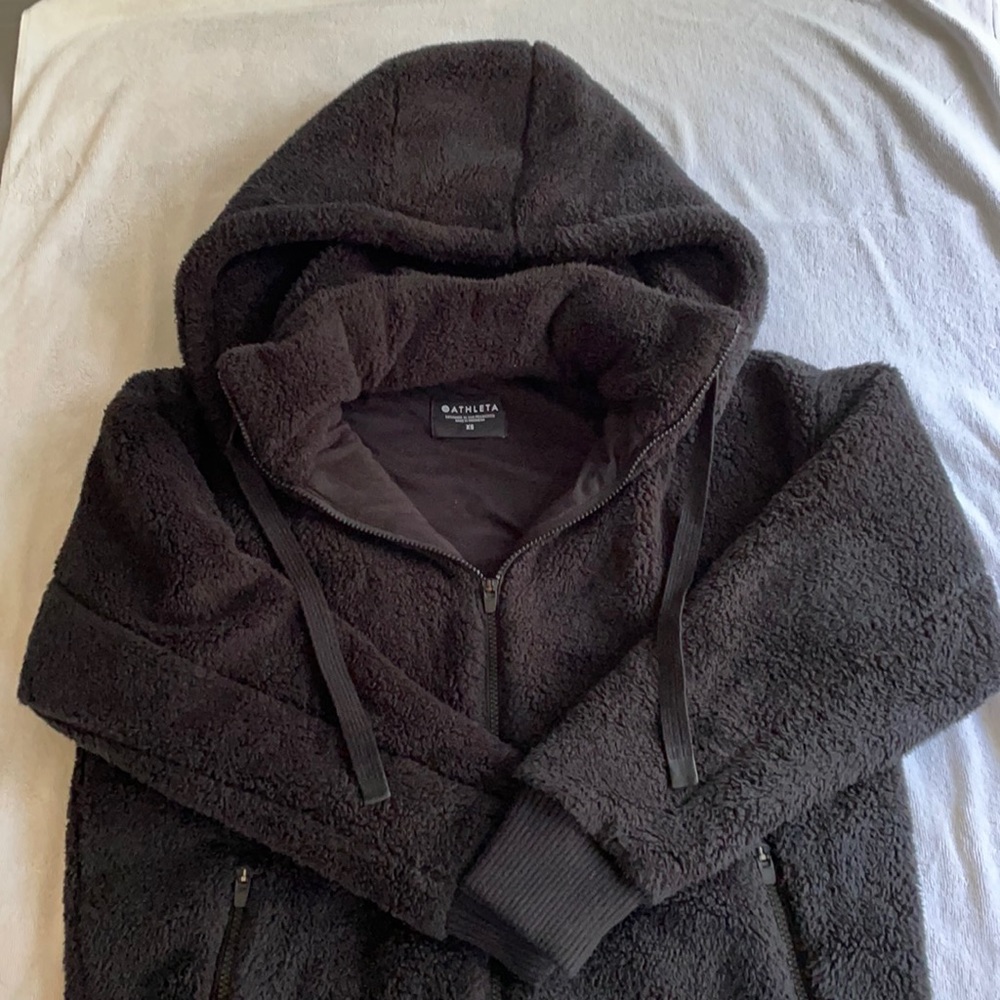 Athleta Tugga Long Sherpa coat